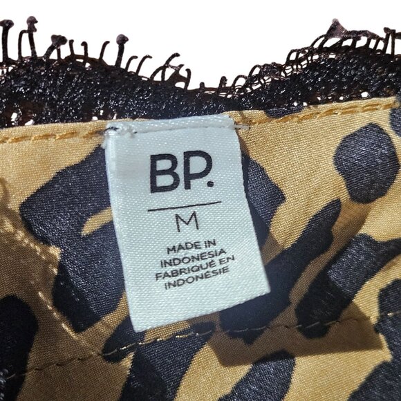 BP Women's Leopard Lace Camisole Top Med Y2K Indie Sleaze Dark Academia Layering - Picture 4 of 9